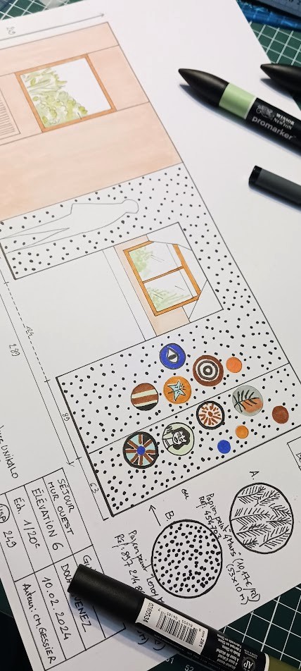 Elévation 2D projet Douarnenez par Horizon Coquelicot