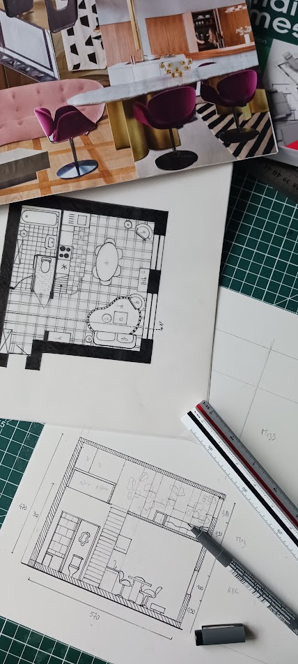 Plan 2D studio par Horizon Coquelicot