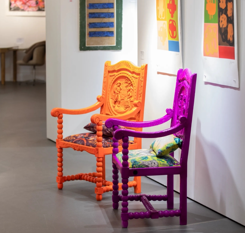 Fauteuils de la Maison Richou realises a Brest et partenaire de Horizon Coquelicot