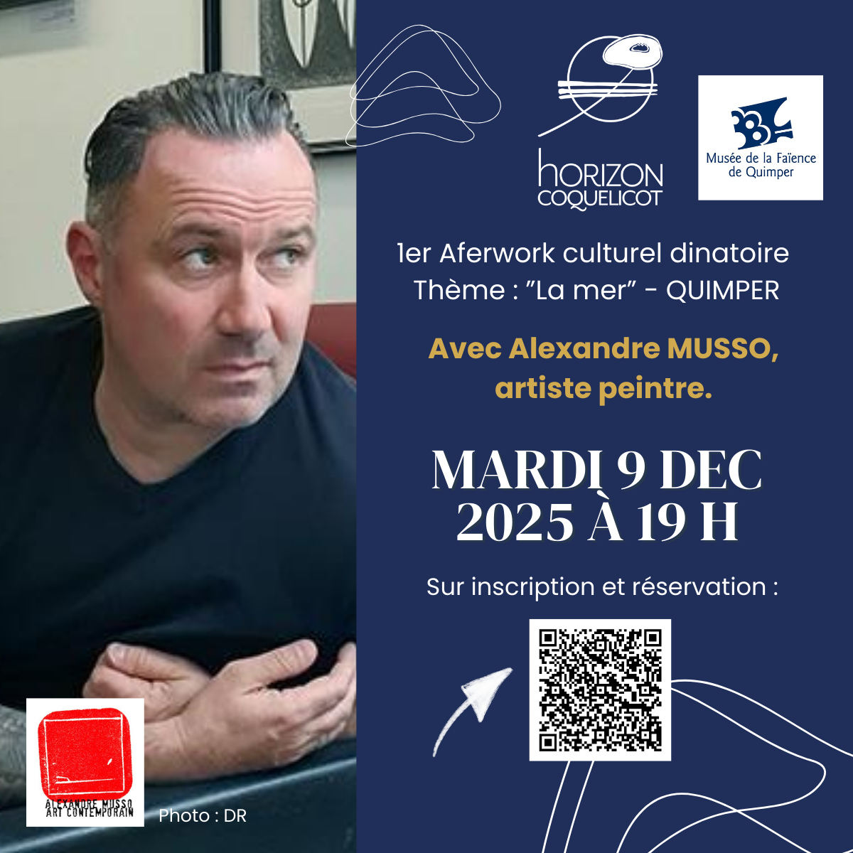 guillaume musso artiste peintre quimper Horizon Coquelicot