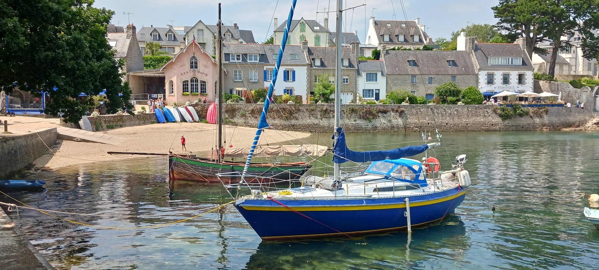 Le charme du port breton de Sainte Marine Combrit