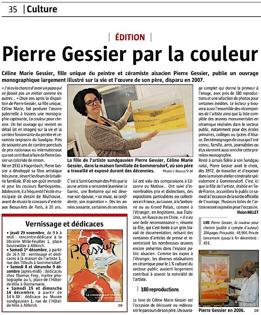 article livre pierre gessier